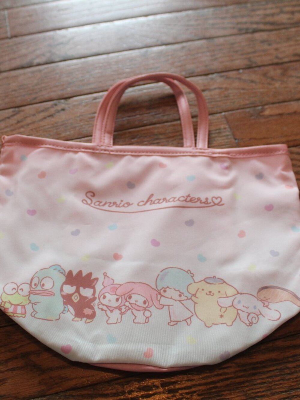 Sanrio Smiles Bag Sanrio Characters Pink bag, makeup Bag New